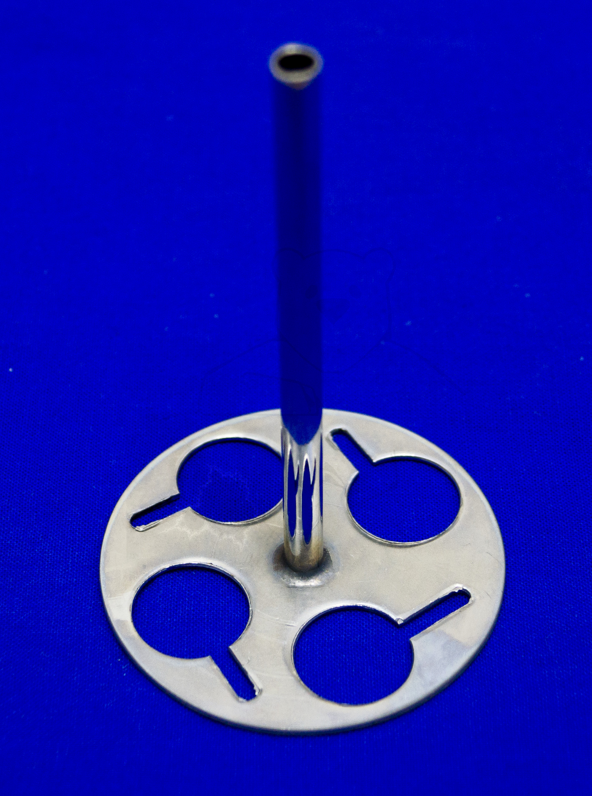 Glaszylinder zum Spritzen auskochen, Detailaufnahme Spritzenhalter
